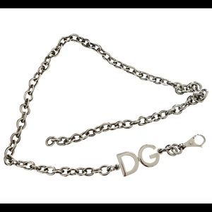 Dolce & Gabbana silver chain belt